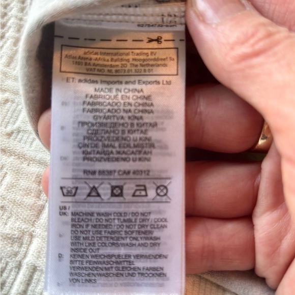 adidas cropped cotton tee size XS cheetah leopard - Picture 6 of 9